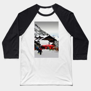 Les Arcs Arc 1950 French Alps France Baseball T-Shirt